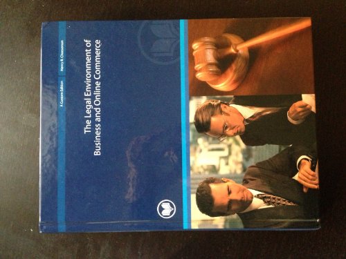 9780536242457: GBS 205 The Legal Environment Of Business And Online Commerce a custom edition for Rio Salado College