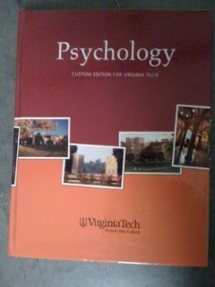 Imagen de archivo de Psychology(Custom edition for Virginia Tech) a la venta por BookHolders