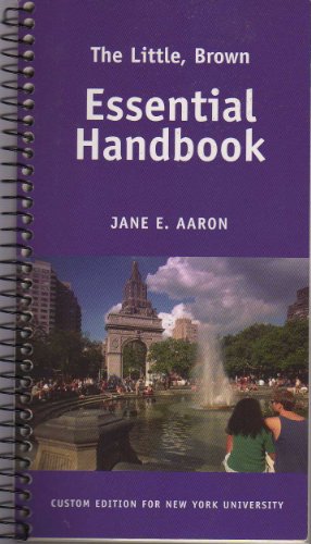 Imagen de archivo de The Little, Brown Essential Handbook Custom Edition for New York University a la venta por Wonder Book