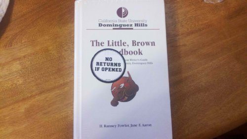 Imagen de archivo de The Little, Brown Handbook Revised Custom Edition Writer's Guide for California State University, Dominguez Hills a la venta por Books From California