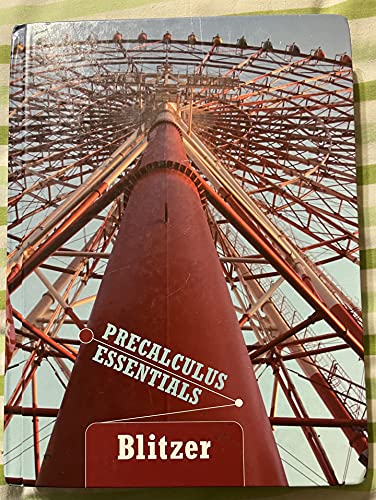 9780536263759: Precalculus Essentials