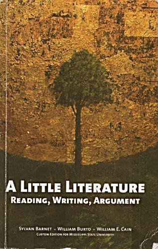 9780536270528: A Little Literature: Reading, Writing, Argument