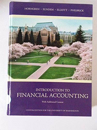Beispielbild fr Introduction to Financial Accounting With Additional Content zum Verkauf von ThriftBooks-Atlanta