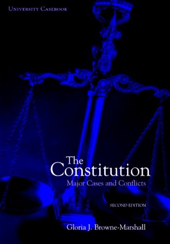 Imagen de archivo de The Constitution: Major Cases and Conflicts a la venta por ThriftBooks-Atlanta