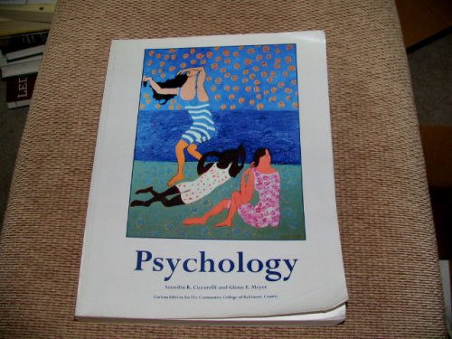 9780536294364: Psychology (Custom Community College of Baltimore County) Edition: First