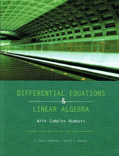 9780536295682: Differential Equations & Linear Algebra (Secind Custom Edition for Clarkson University)