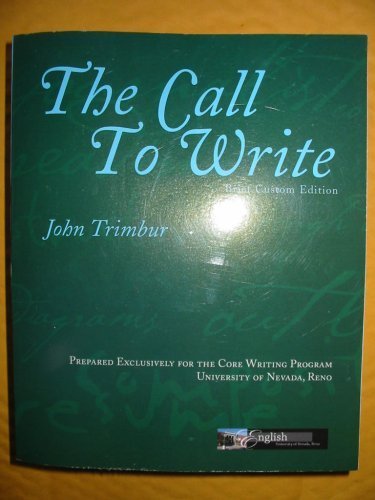 9780536297594: The Call to Write (Brief Custom Edition)