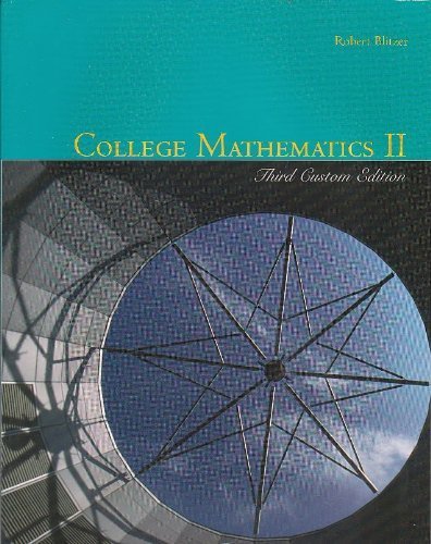 Imagen de archivo de COLLEGE MATHEMATICS II a la venta por Russ States