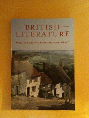 9780536309075: Title: British Literature Prepared Exclusively for the Am