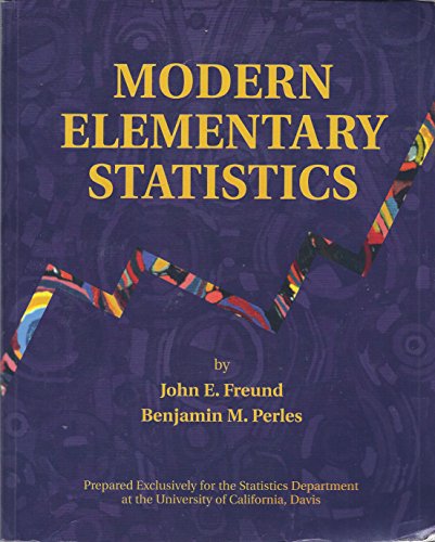 9780536315199: Modern Elementary Statistics