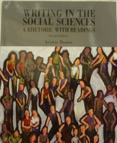Stock image for Writing in the Social Sciences: A Rhetoric with Readings for sale by Blindpig Books