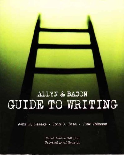 9780536326348: Allyn & Bacon Guide to Writing: Third custom edition for University of Houston