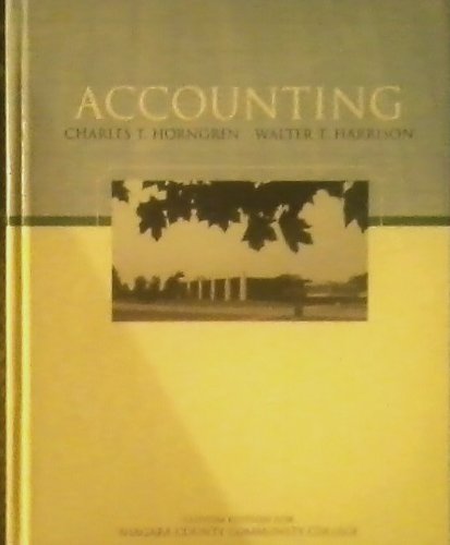 9780536326485: Accounting (Custom Edition for Niagara County Community College)