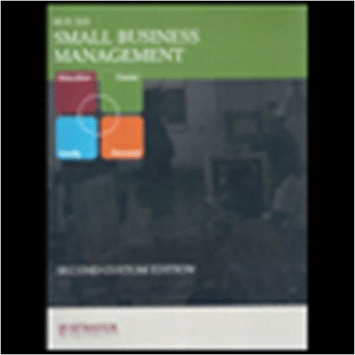 9780536337344: Small Business Management (Strayer University) (Bus 205)