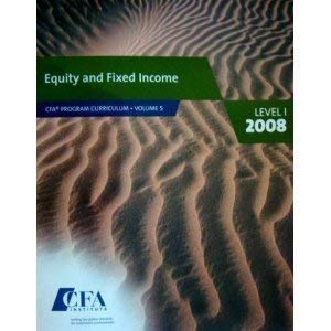 Imagen de archivo de Equity and Fixed Income a la venta por More Than Words