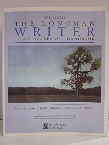 Beispielbild fr Eng 121/122/The Longman Writer/ Rhetoric, Reader, Handbook zum Verkauf von Books From California