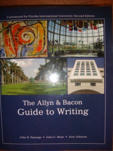 Stock image for Allyn & Bacon Guide to Writing (Custom Edition for Florida International University) for sale by Decluttr