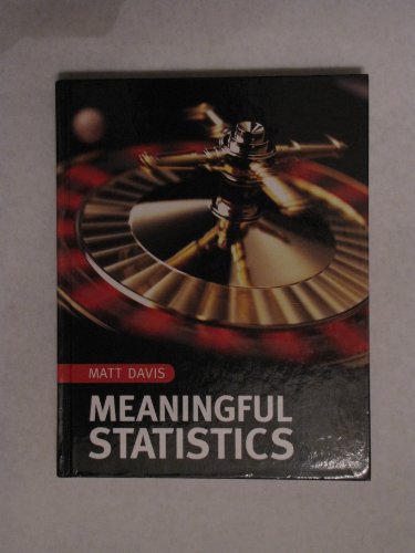 9780536425225: Meaningful Statistics