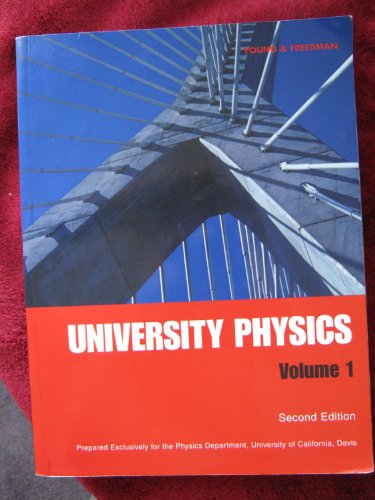 Beispielbild fr University Physics, Volume 1 (Second edition) zum Verkauf von HPB-Red