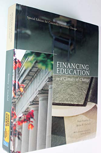 9780536443564: Financing Education in a Climate of Change Special Edition for Concordia University