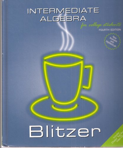 Imagen de archivo de Intermediate Algebra for College Students, Fourth Edition a la venta por Better World Books