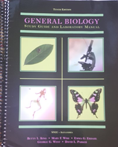 Stock image for General Biology: Study Guide and Laboratory Manual for sale by ThriftBooks-Atlanta