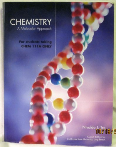 9780536487759: Chemistry a Molecular Approach