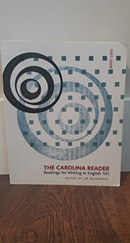 9780536489791: The Carolina Reader: Readings for Writing in Engli