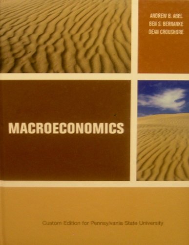Imagen de archivo de Macroeconomics (Custom Edition for Pennsylvania State University) a la venta por ThriftBooks-Atlanta
