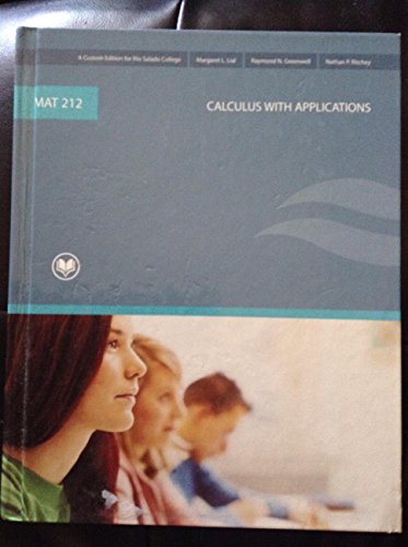 9780536507631: Calculus with Applications, (A Custom Edition for