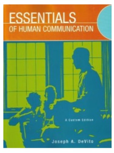 Imagen de archivo de Essentials of Human Communication [Paperback] a la venta por ThriftBooks-Dallas