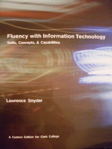 9780536521019: Fluency with Information Technology