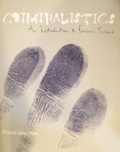 Imagen de archivo de Criminalistics; an Introduction to Forensic Science; with Cd a la venta por ThriftBooks-Dallas