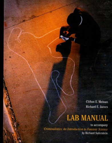 Stock image for Lab Manual to Accompany Criminalistics: An Introduction to Forensic Science for sale by BookHolders