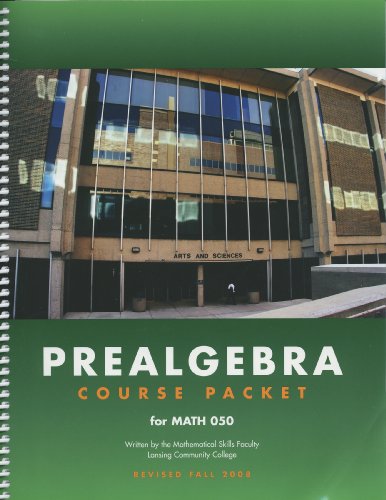 9780536528391: Prealgebra Course Packet for Math 050 (Lansing Community College)