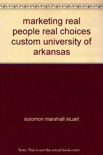 9780536533586: marketing real people real choices custom university of arkansas