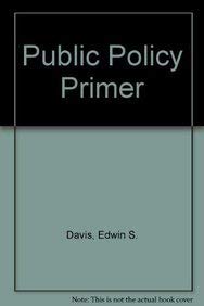 Imagen de archivo de Public Policy Primer a la venta por HPB-Red