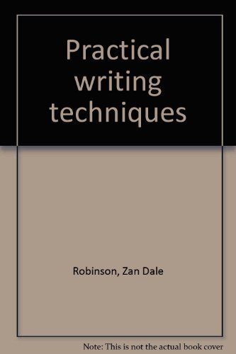 Imagen de archivo de Practical Writing Techniques a la venta por Basi6 International