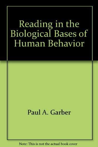 Stock image for Reading in the Biological Bases of Human Behavior for sale by HPB-Red