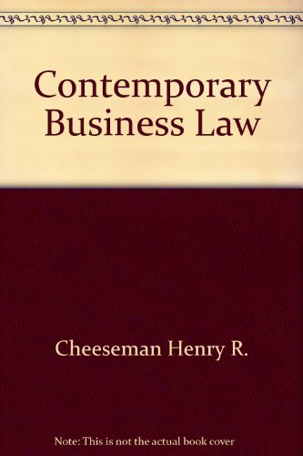 9780536586650: Contemporary Business Law