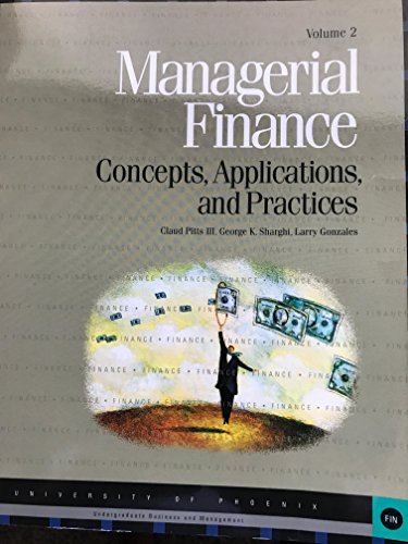 Stock image for Managerial Finance (Concepts, Applications, and Practices, second) for sale by HPB-Red