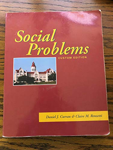 Beispielbild fr Social Problems: Society in Crisis Fifth Edition Custom Edition zum Verkauf von HPB-Red