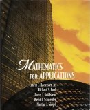 Mathematics for Applications (9780536620071) by Ernest F. Haeussler, Jr.; Richard S. Paul; Larry J. Goldstein; David I. Schneider; Martha J. Siegel