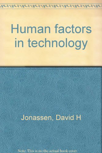 Stock image for Human factors in technology for sale by Wonder Book