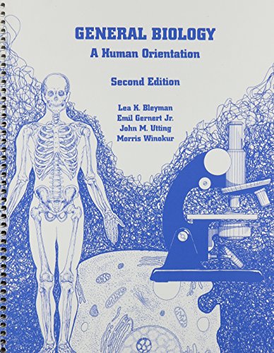 Beispielbild fr General Biology a Human Orientation zum Verkauf von SecondSale