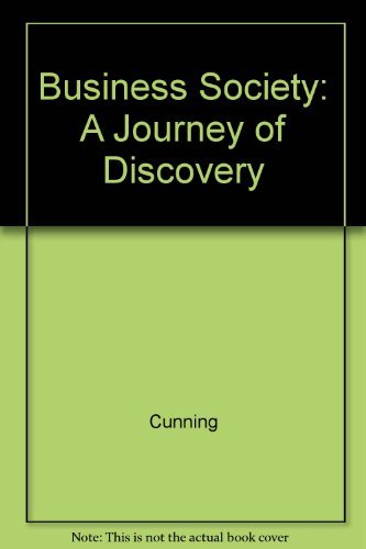 Imagen de archivo de Business Society: A Journey of Discovery a la venta por Anderson Book