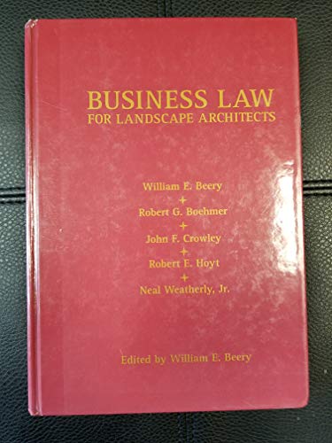 Imagen de archivo de Business Law for Landscape Architects a la venta por ThriftBooks-Dallas