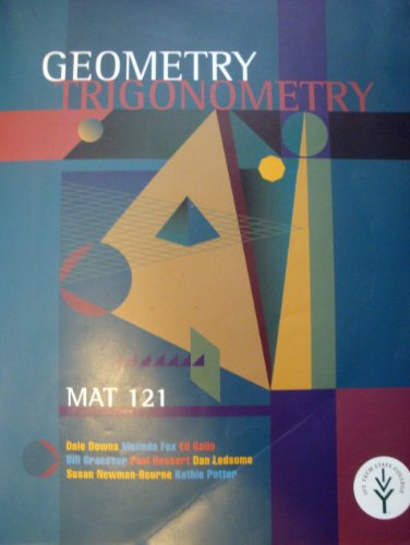 Beispielbild fr Geometry Trigonometry (MAT 121) zum Verkauf von Better World Books