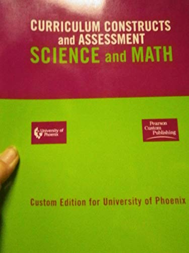 Stock image for Curriculum Constructs and Assessment (Science and Math) for sale by Bookmans
