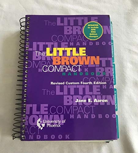 Imagen de archivo de Little Brown Compact Handbook a la venta por Orion Tech